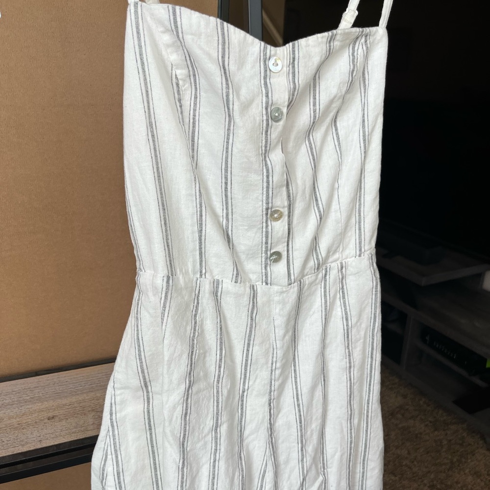 striped romper